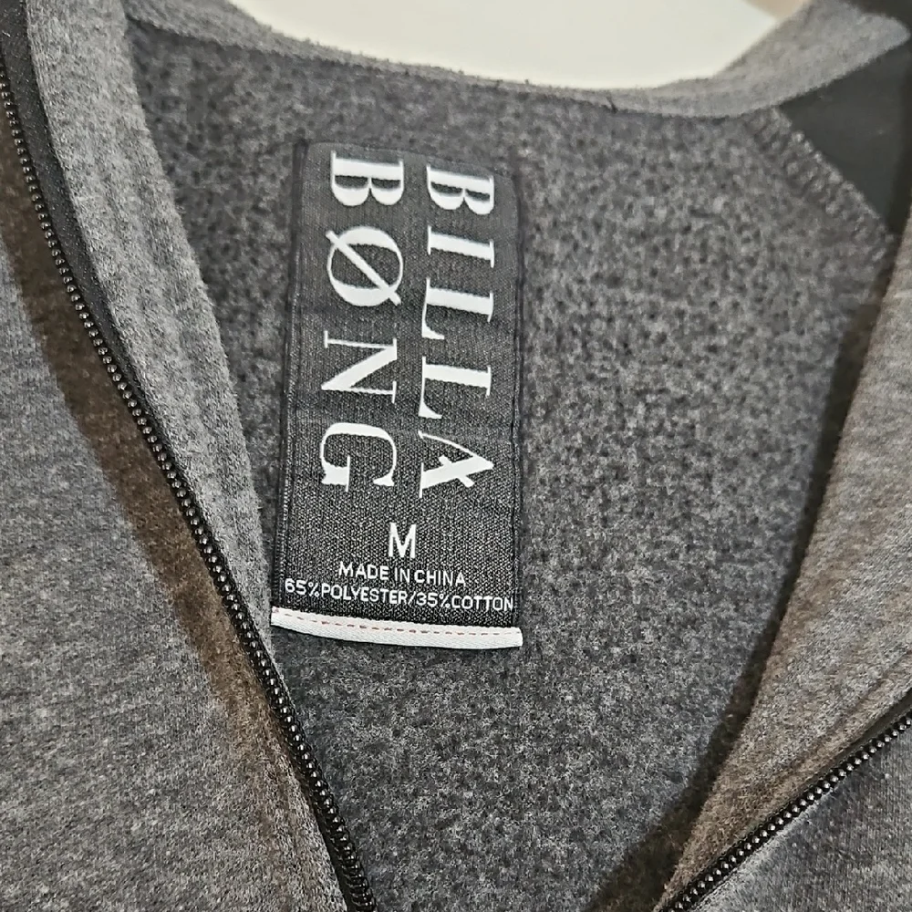 Billabong Charcoal and Black Zip-Up Hoodie - Picture 2 of 11